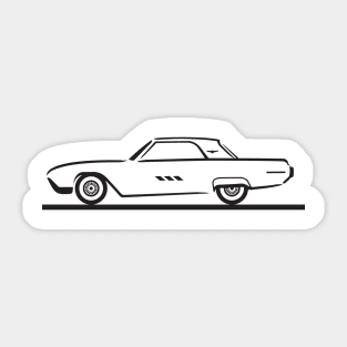 1963 Ford Thunderbird Hard Top Sticker